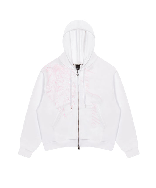（国内発送）SHUGO CHARA! HOOD ZIPUP WHITE