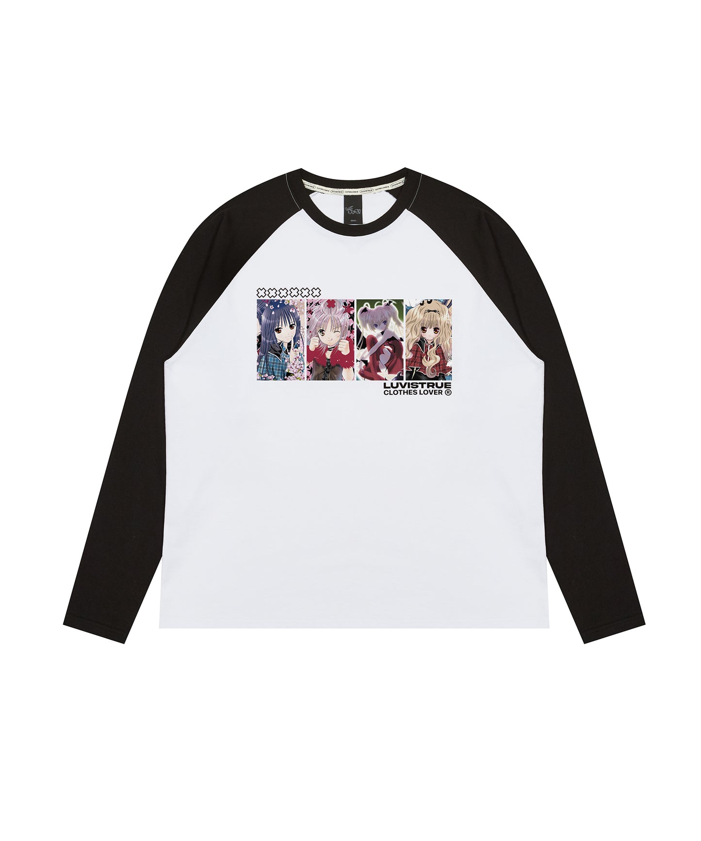 （国内発送）SHUGO CHARA! RAGLAN TEE WHITE