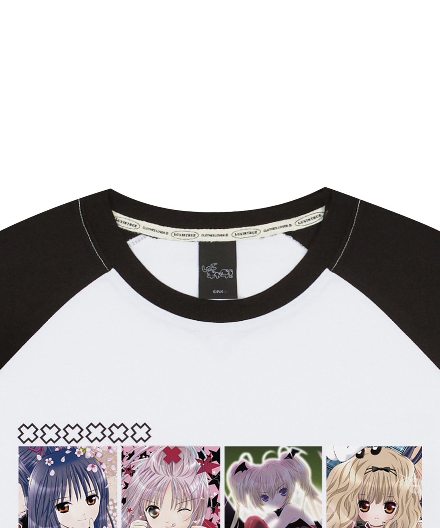 （国内発送）SHUGO CHARA! RAGLAN TEE WHITE