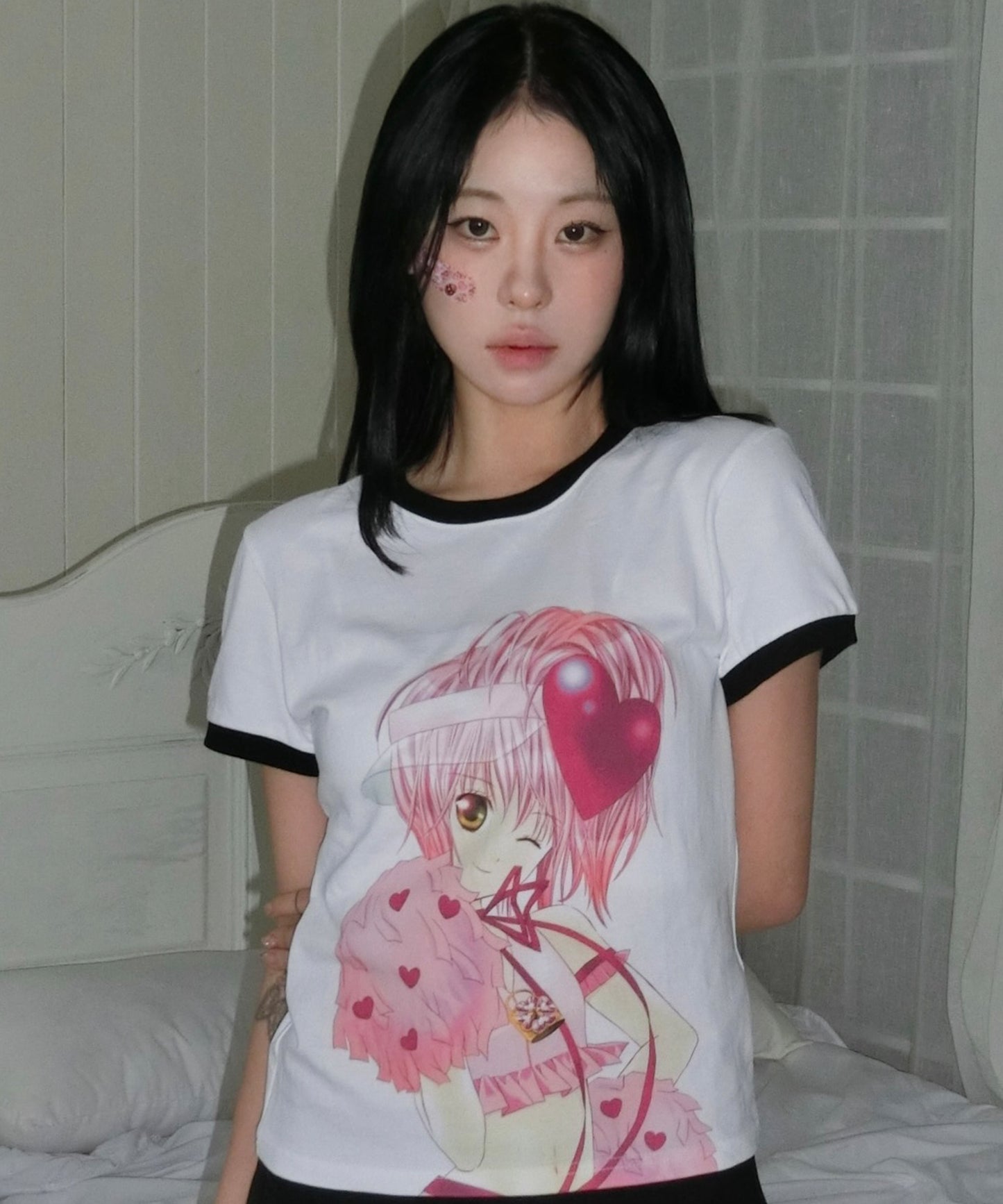 （国内配送）SHUGO CHARA! RINGER TEE WHITE