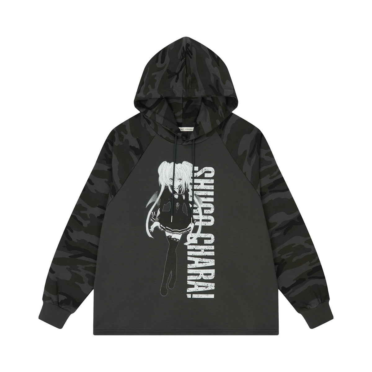 （韓国発送）SHUGO CHARA! RAGLAN HOODY (CHARCOAL)