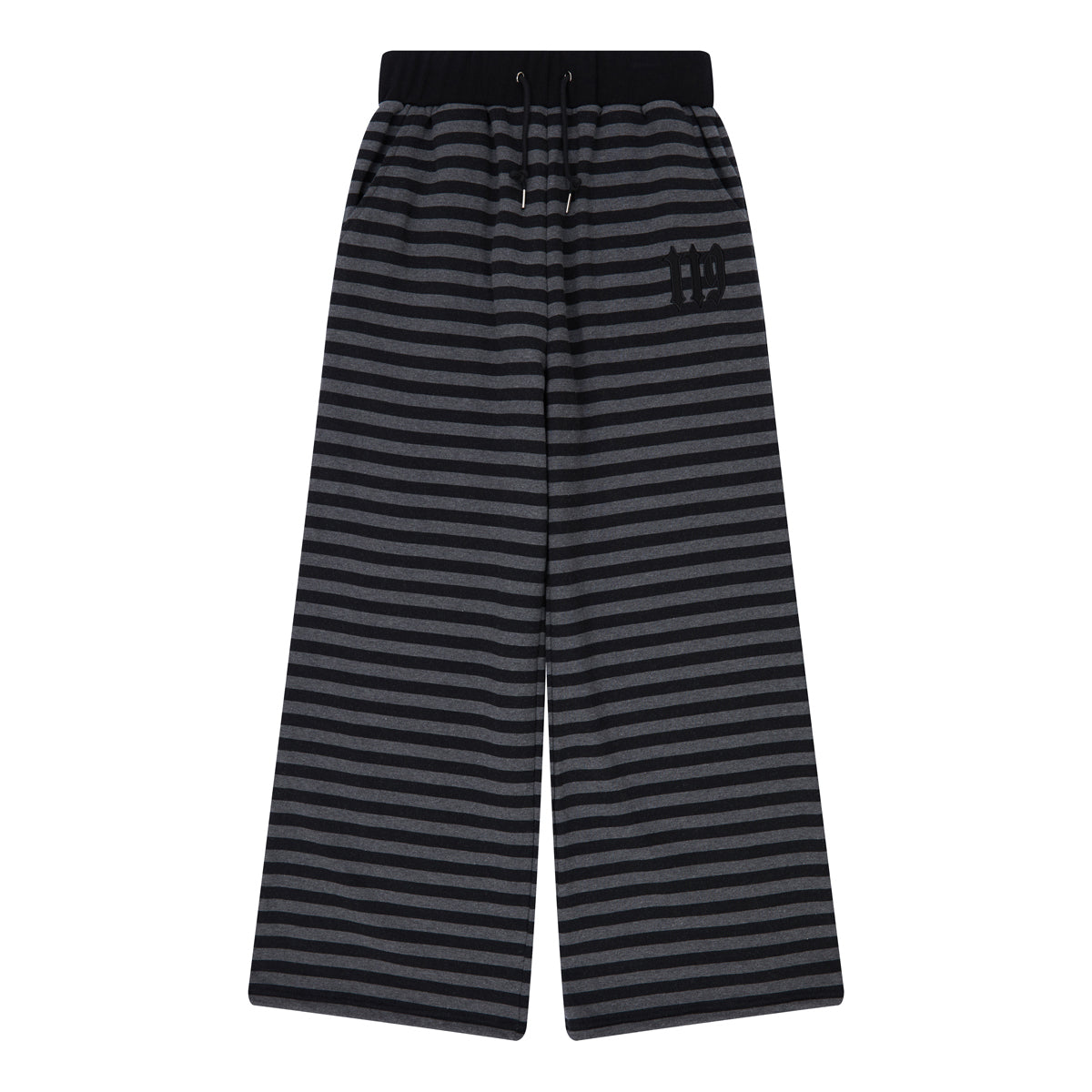 （韓国発送）SHUGO CHARA! STRIPE SWEATPANTS (BLACK)