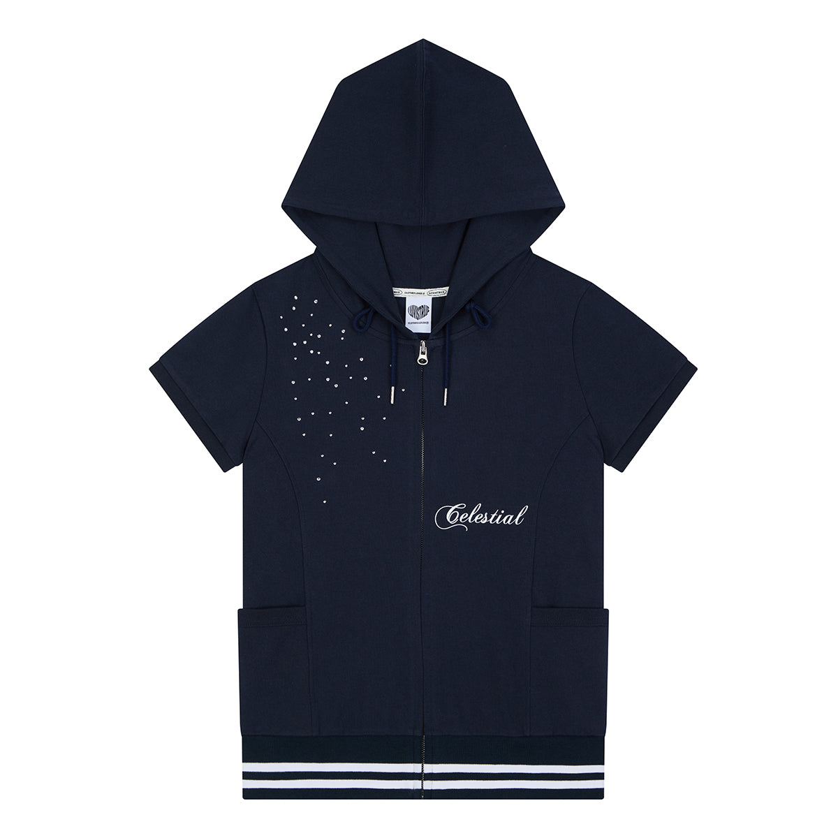 （韓国発送）SY ANGEL HOOD ZIP UP (NAVY)