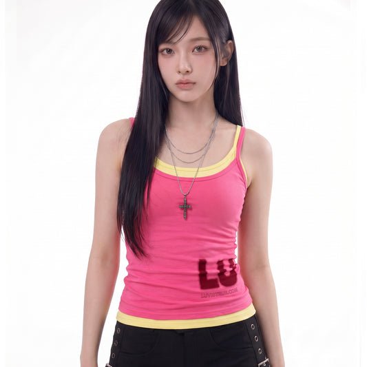 （韓国発送）SY BASIC SLEEVELESS (PINK)
