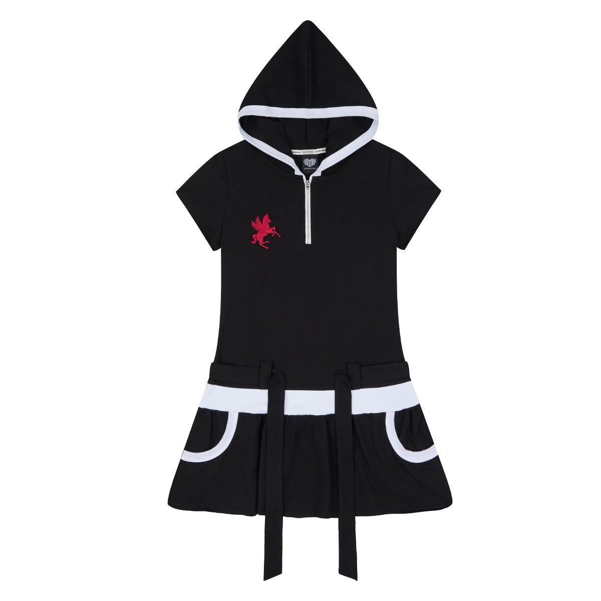 （韓国発送）SY BELT LAYERED DRESS (BLACK)