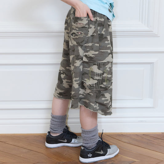 （韓国発送）SY BERMUDA SHORTS (CAMO)