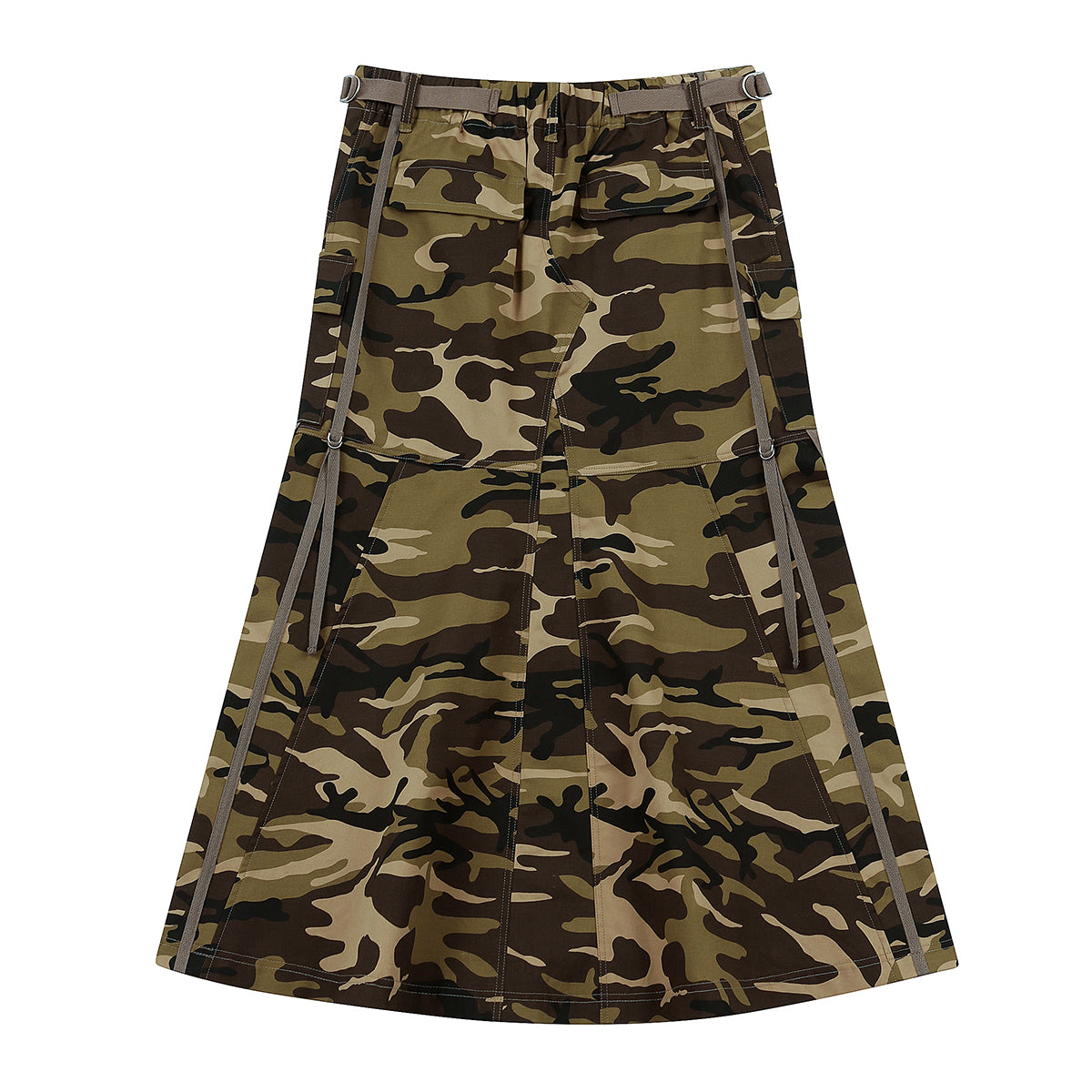 （韓国発送）SY CARGO LONG SKIRT (BEIGE)