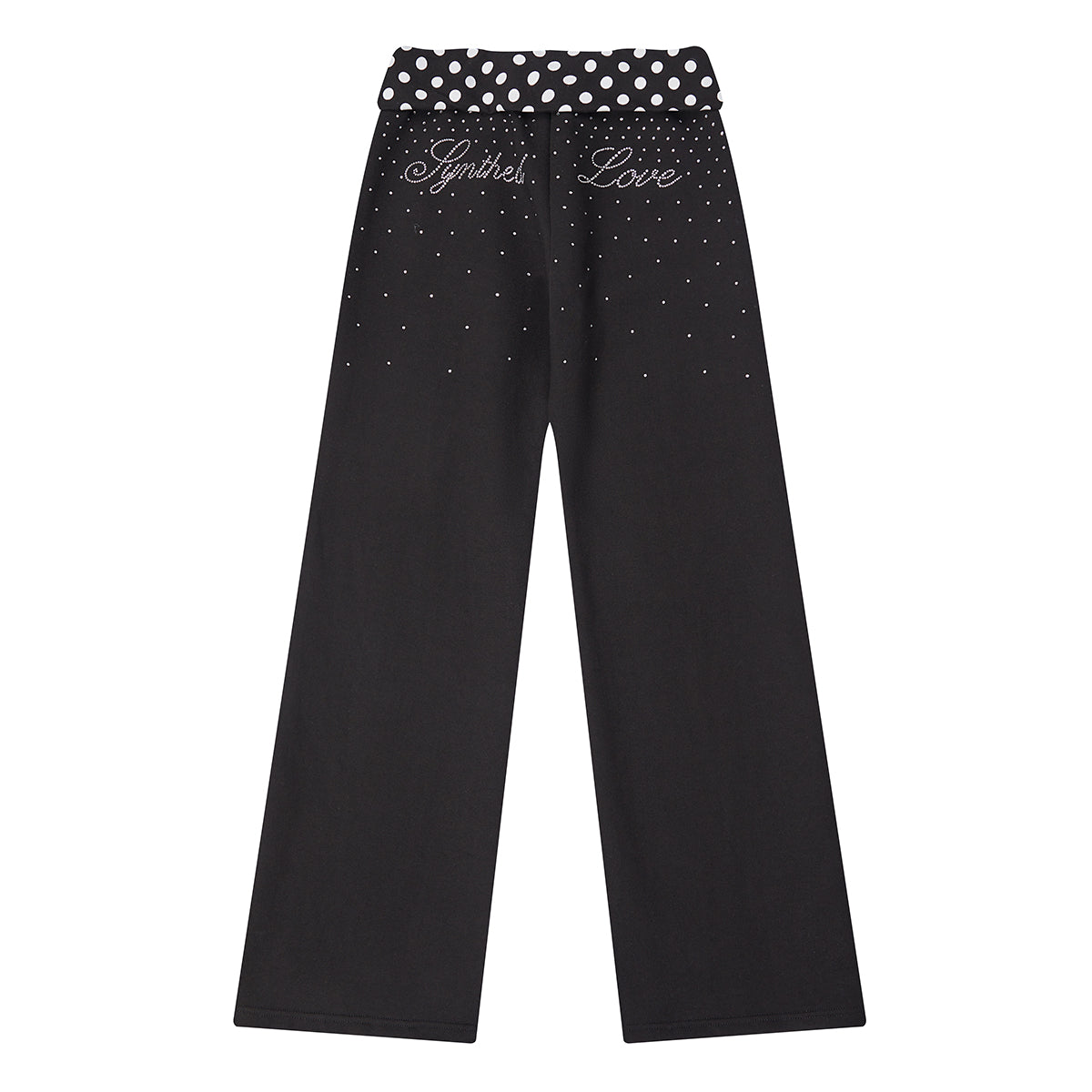 （韓国発送）SY CRYSTAL FOLDING PANTS (BLACK)