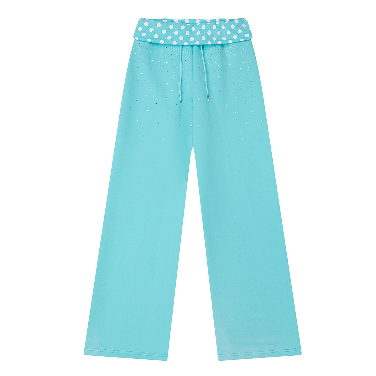 （韓国発送）SY CRYSTAL FOLDING PANTS (BLUE)