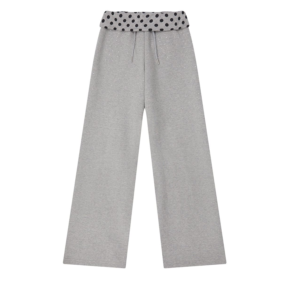 （韓国発送）SY CRYSTAL FOLDING PANTS (GRAY)