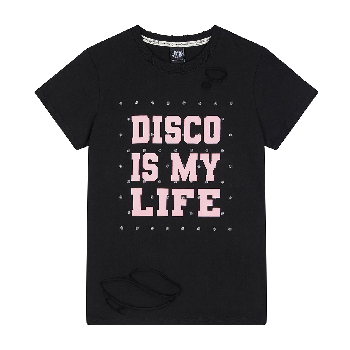 （韓国発送）SY DISCO DAMAGE TEE (BLACK)
