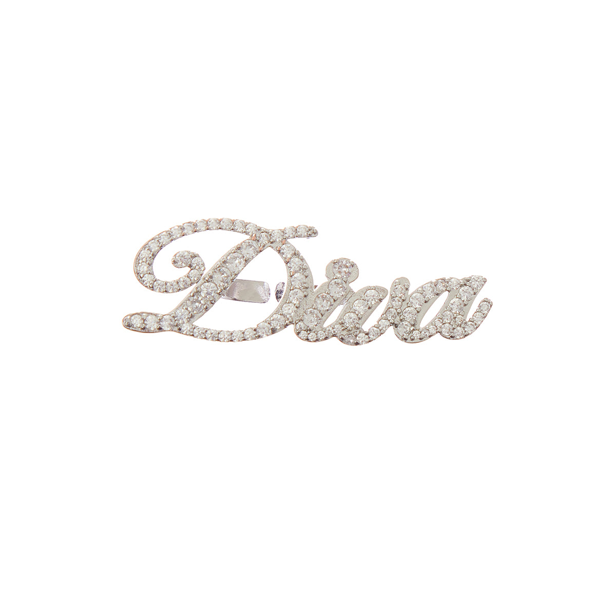 （韓国発送）SY DIVA LETTERING RING (SILVER)