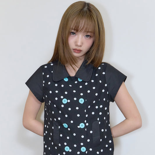 （韓国発送）SY DOT JACKET (BLACK)