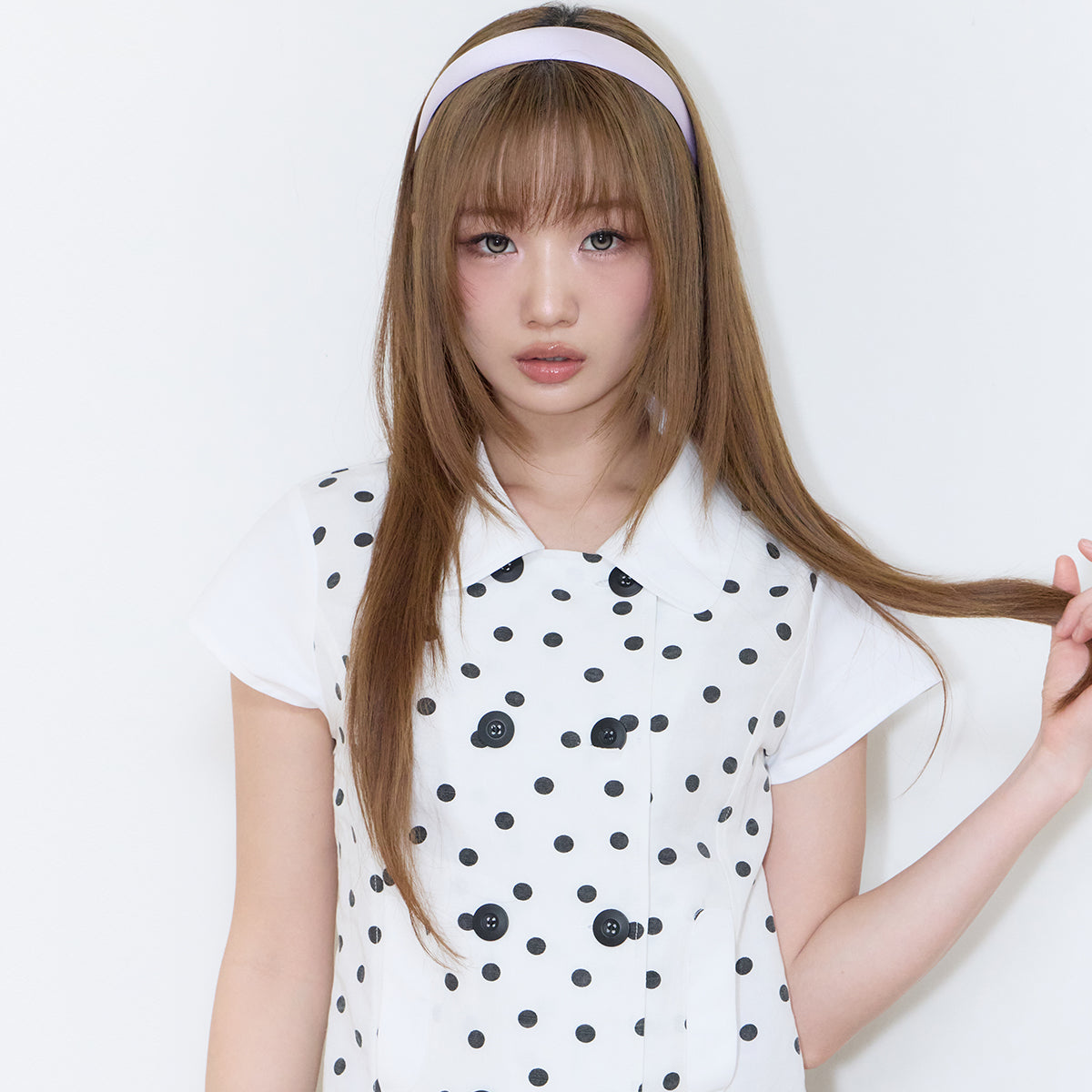 （韓国発送）SY DOT JACKET (WHITE)