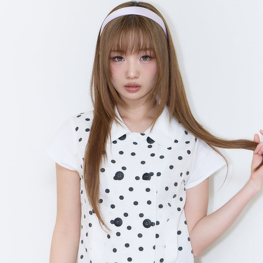 （韓国発送）SY DOT JACKET (WHITE)