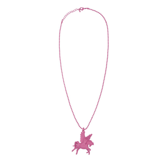 （韓国発送）SY HORSE NECKLACE (PINK)