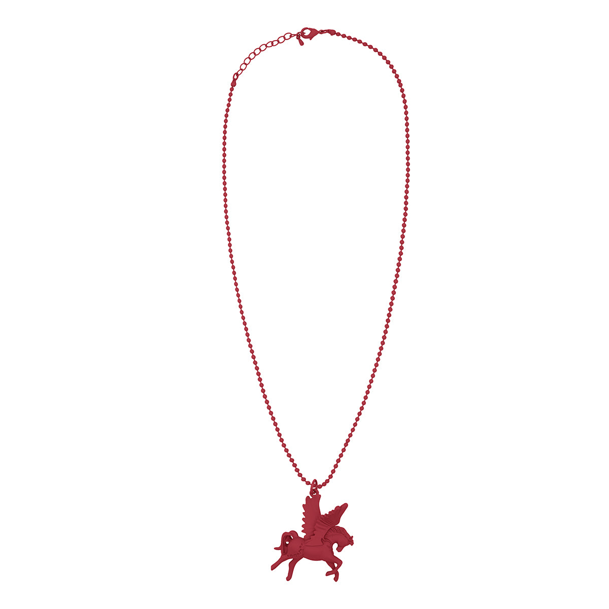 （韓国発送）SY HORSE NECKLACE (RED)