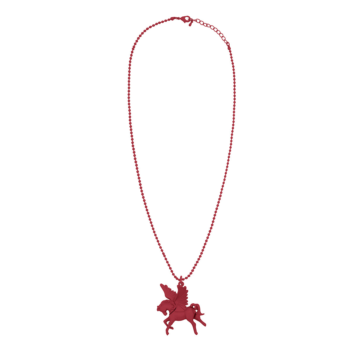 （韓国発送）SY HORSE NECKLACE (RED)