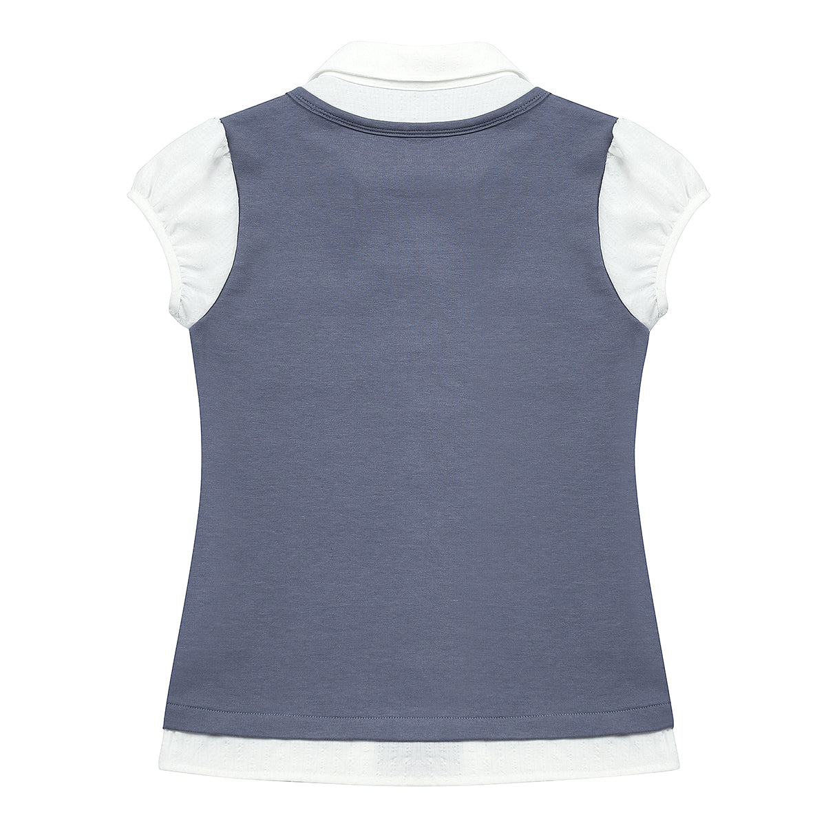 （韓国発送）SY LAYERED BLOUSE (BLUE)