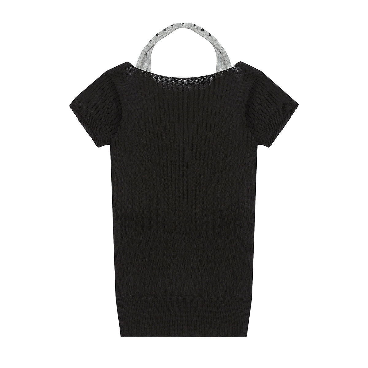 （韓国発送）SY LAYERED V-NECK KNIT SET (BLACK)