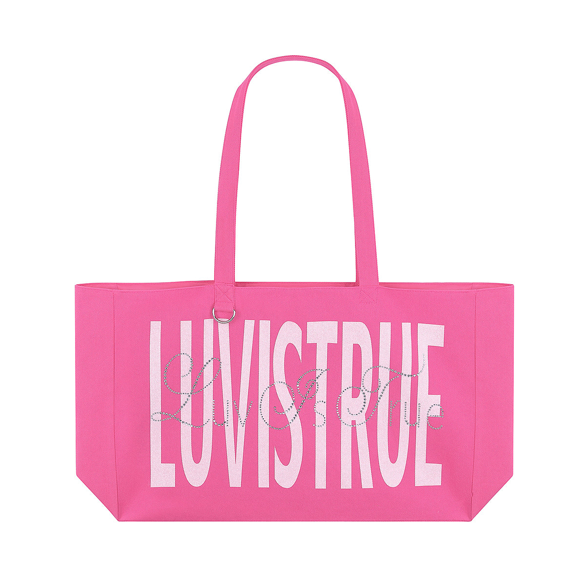 （韓国発送）SY LETTERING TOTE BAG (PINK)