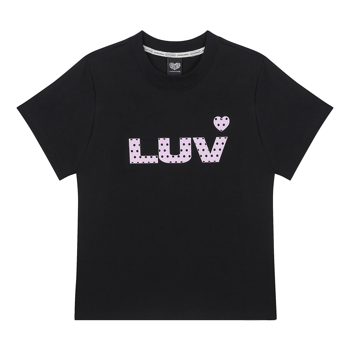（韓国発送）SY LUV DOT TEE (BLACK)