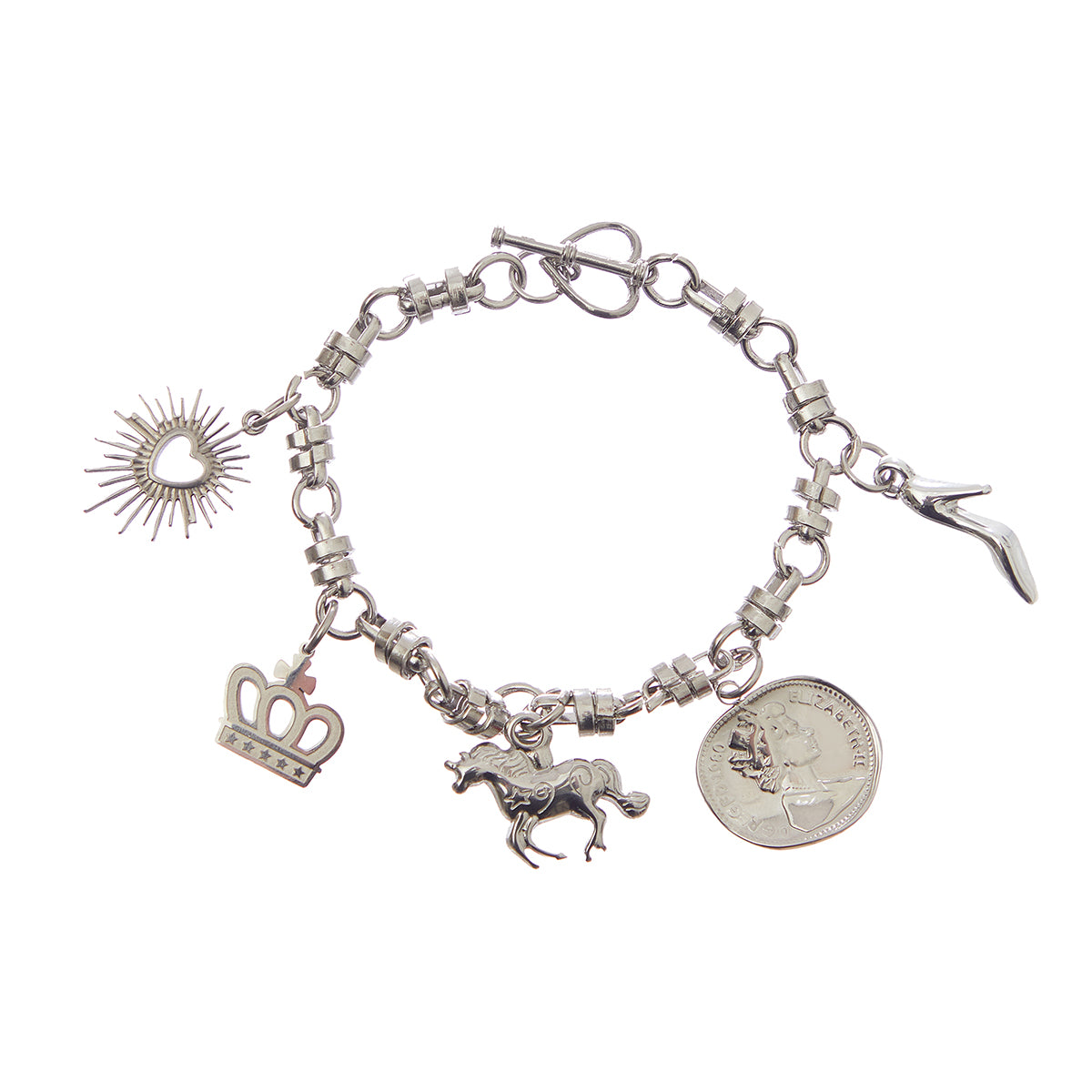 （韓国発送）SY PENDANT BRACELET (SILVER)