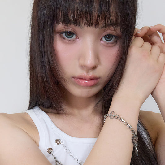 （韓国発送）SY PENDANT BRACELET (SILVER)