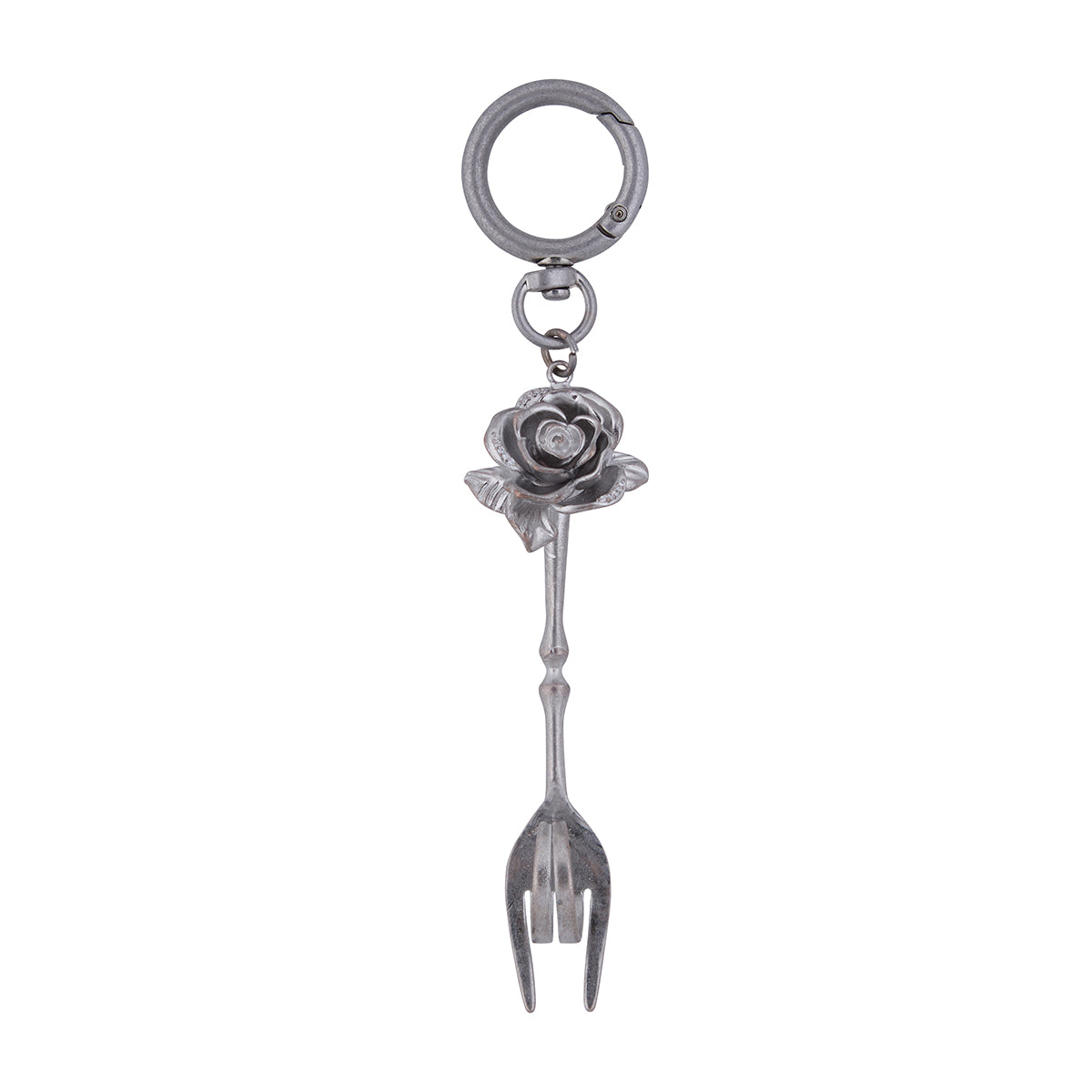 （韓国発送）SY ROSE FORK KEYRING (SILVER)
