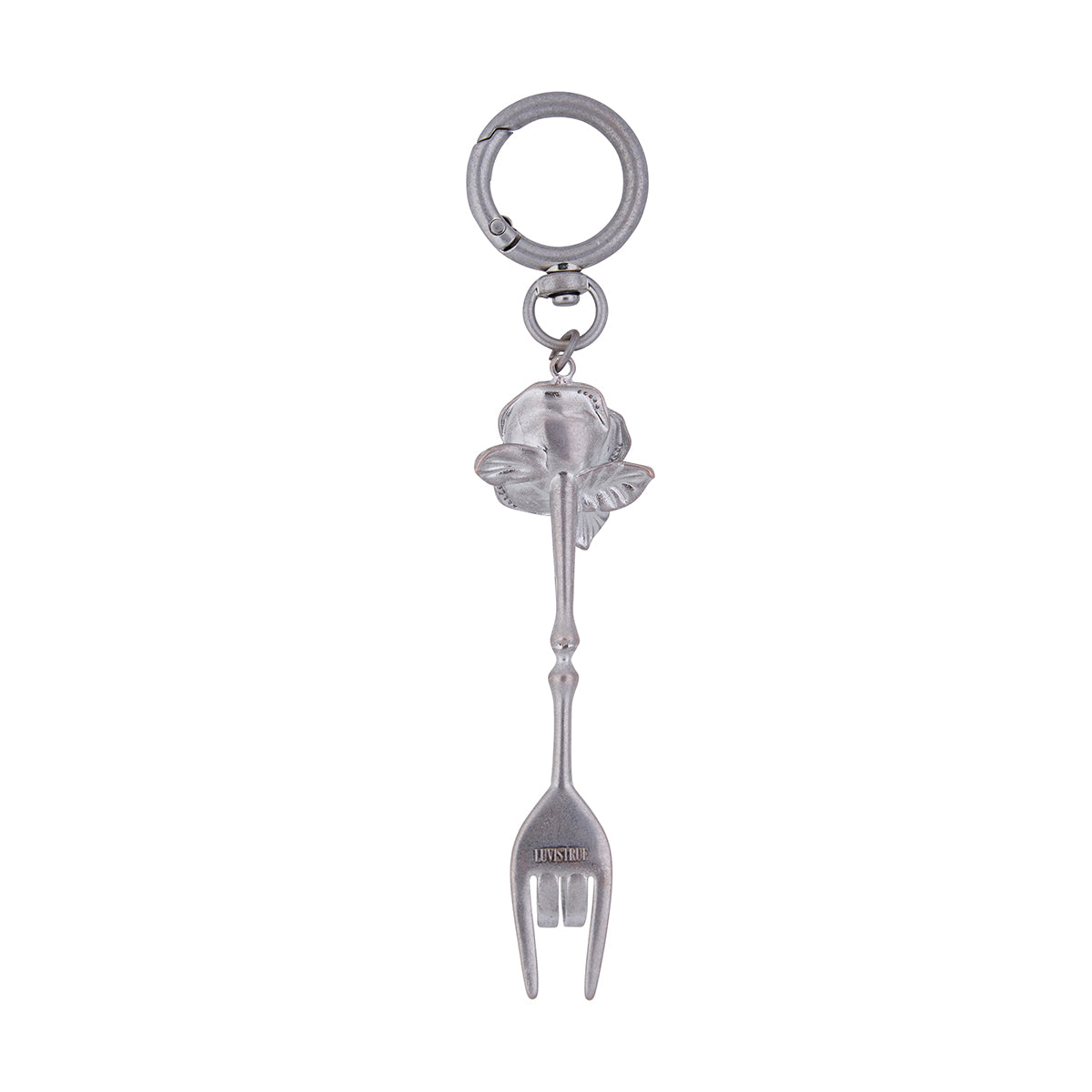 （韓国発送）SY ROSE FORK KEYRING (SILVER)