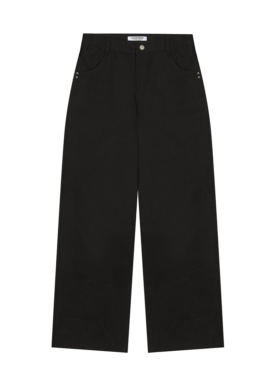 【6th REORDER】BASIC ILOVEU WIDE (BLACK)