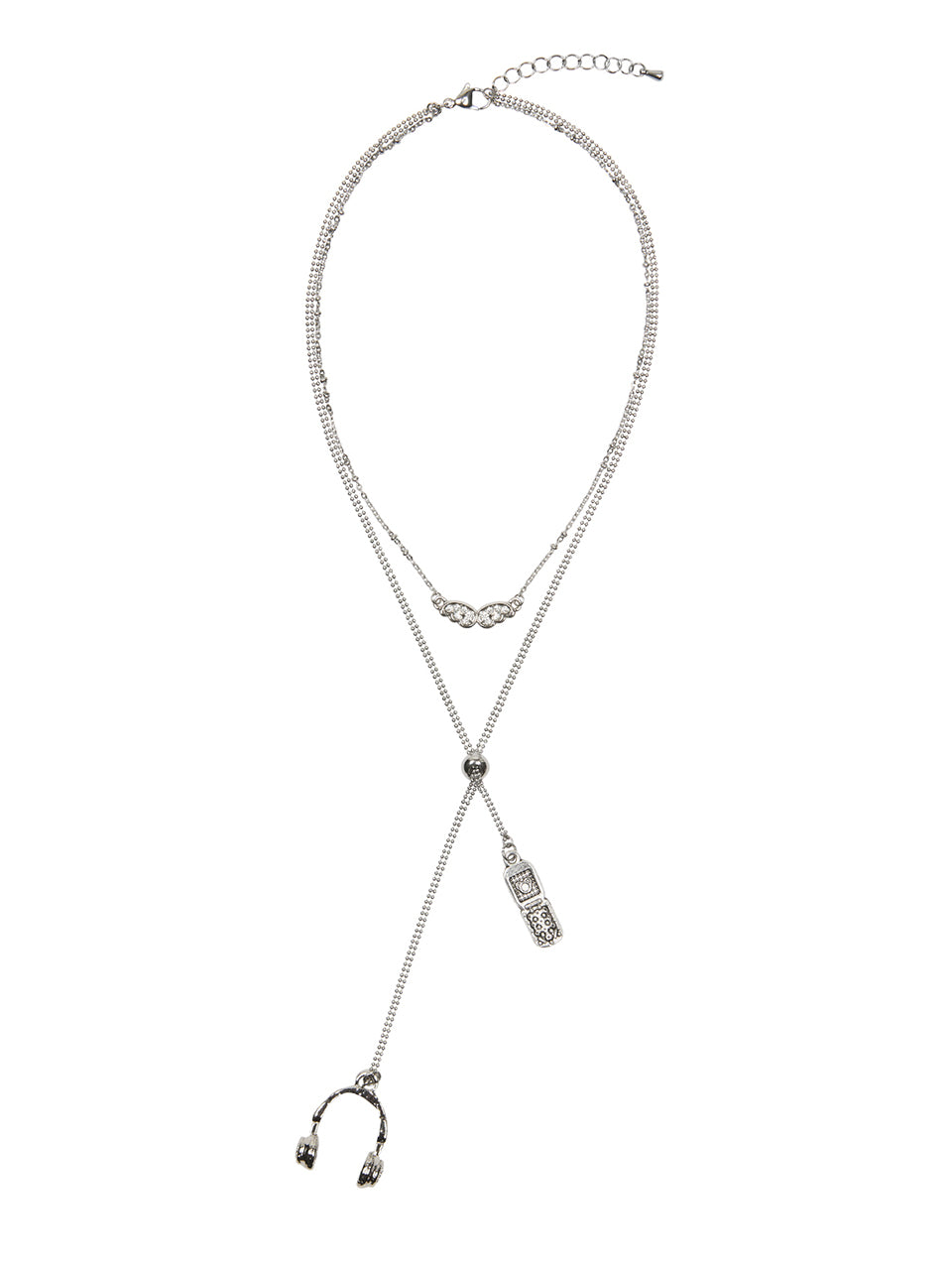 （韓国発送）IM HEADSET NECKLACE (SILVER)