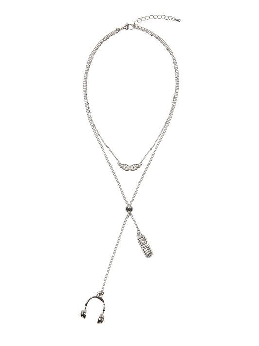 （韓国発送）IM HEADSET NECKLACE (SILVER)